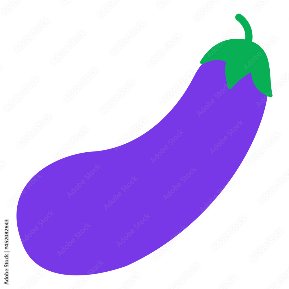 Modern design icon of eggplant Modern design icon of eggplant