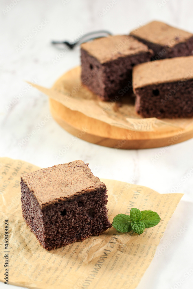 Black Sticky Rice Chiffon Cake Black Sticky Rice Chiffon Cake