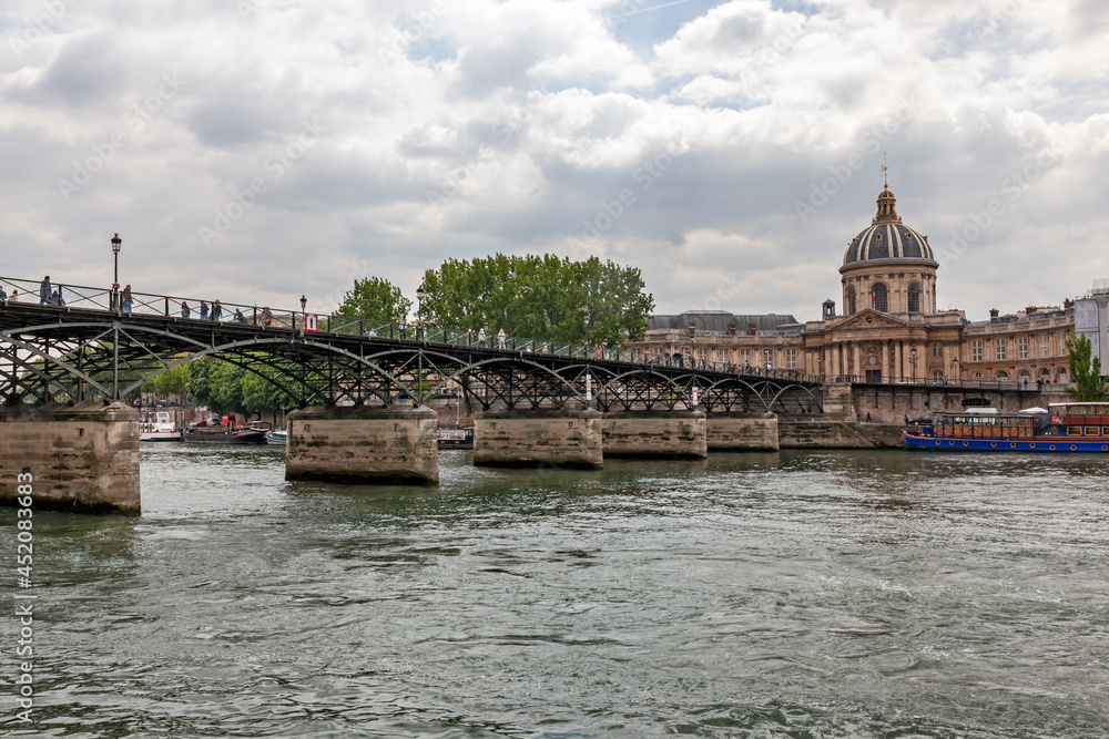 The bridge over the Seine River. Paris The bridge over the Seine River. Paris