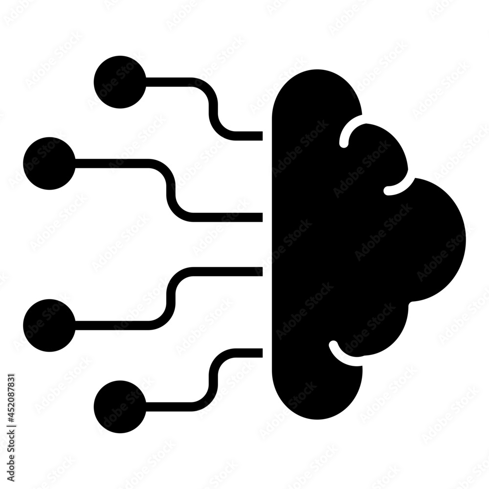 An icon design of cloud connections An icon design of cloud connections
