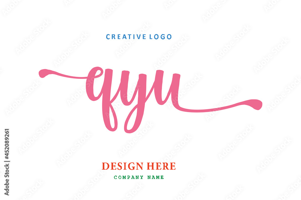 QYU lettering logo is simple, easy to understand and authoritative QYU lettering logo is simple, easy to understand and authoritative
