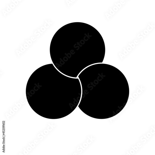 星紋・三つ重ね星（みつかさねぼし）/ 重ね三つ星（かさねみつぼし）