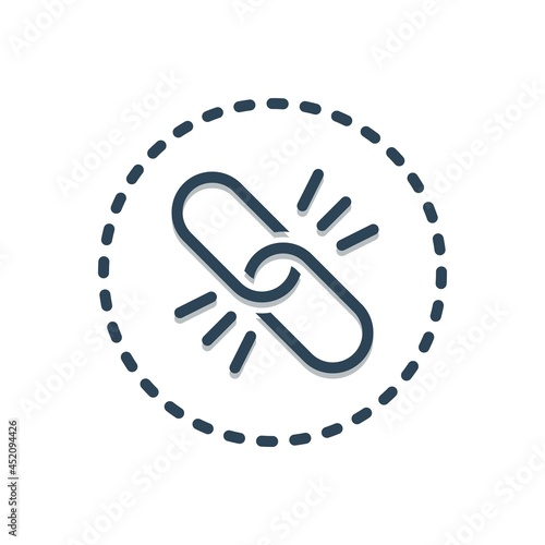 Color illustration icon for durable