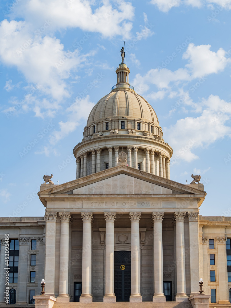 Sunny view of the State Capital building