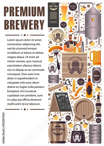 Premium brewery, craft beer made for pubs and bars