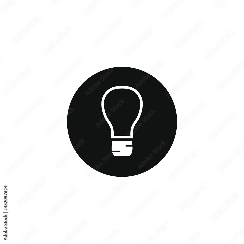 picture of a light bulb inside a circle picture of a light bulb inside a circle