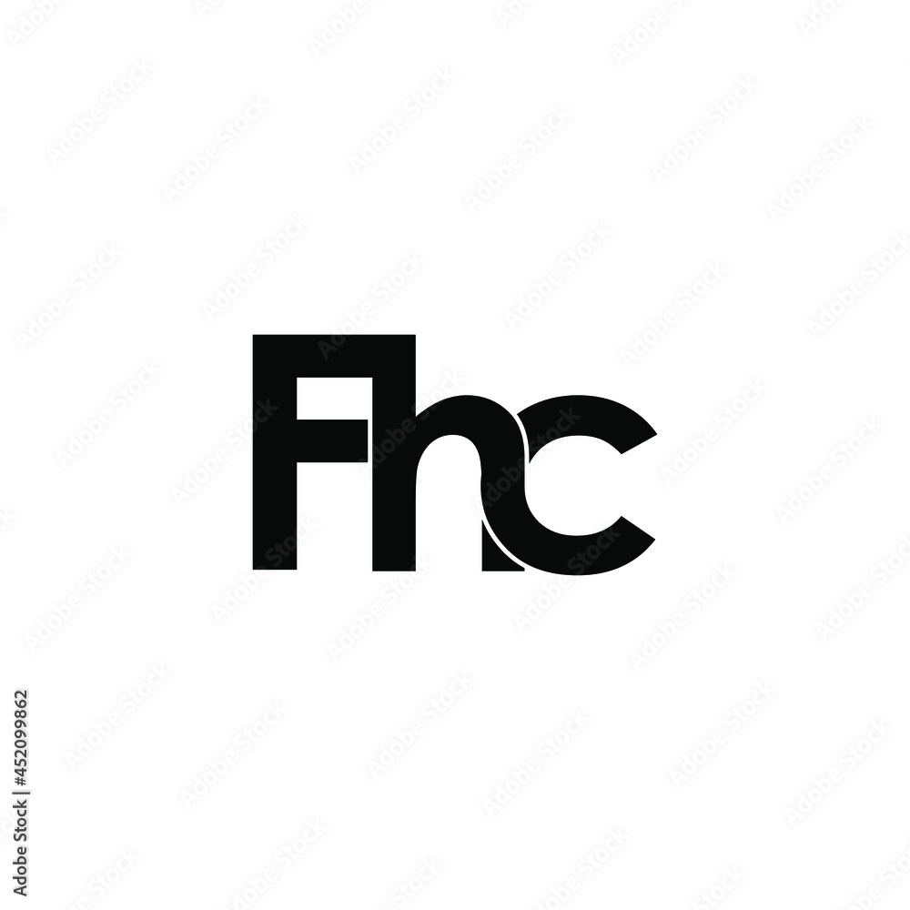 fhc initial letter monogram logo design fhc initial letter monogram logo design