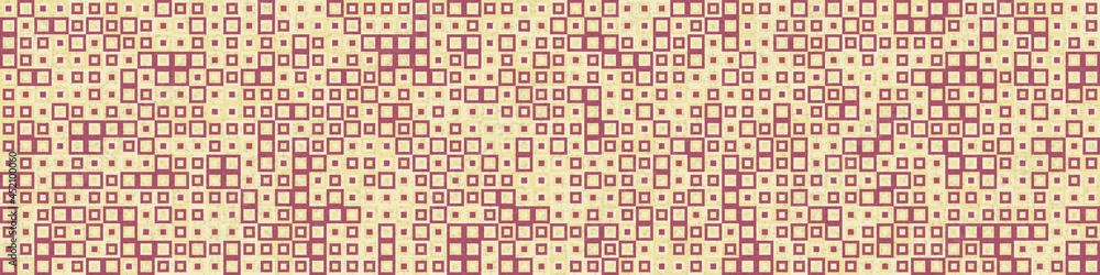 Fototapeta premium Abstract Geometric Pattern generative computational art illustration