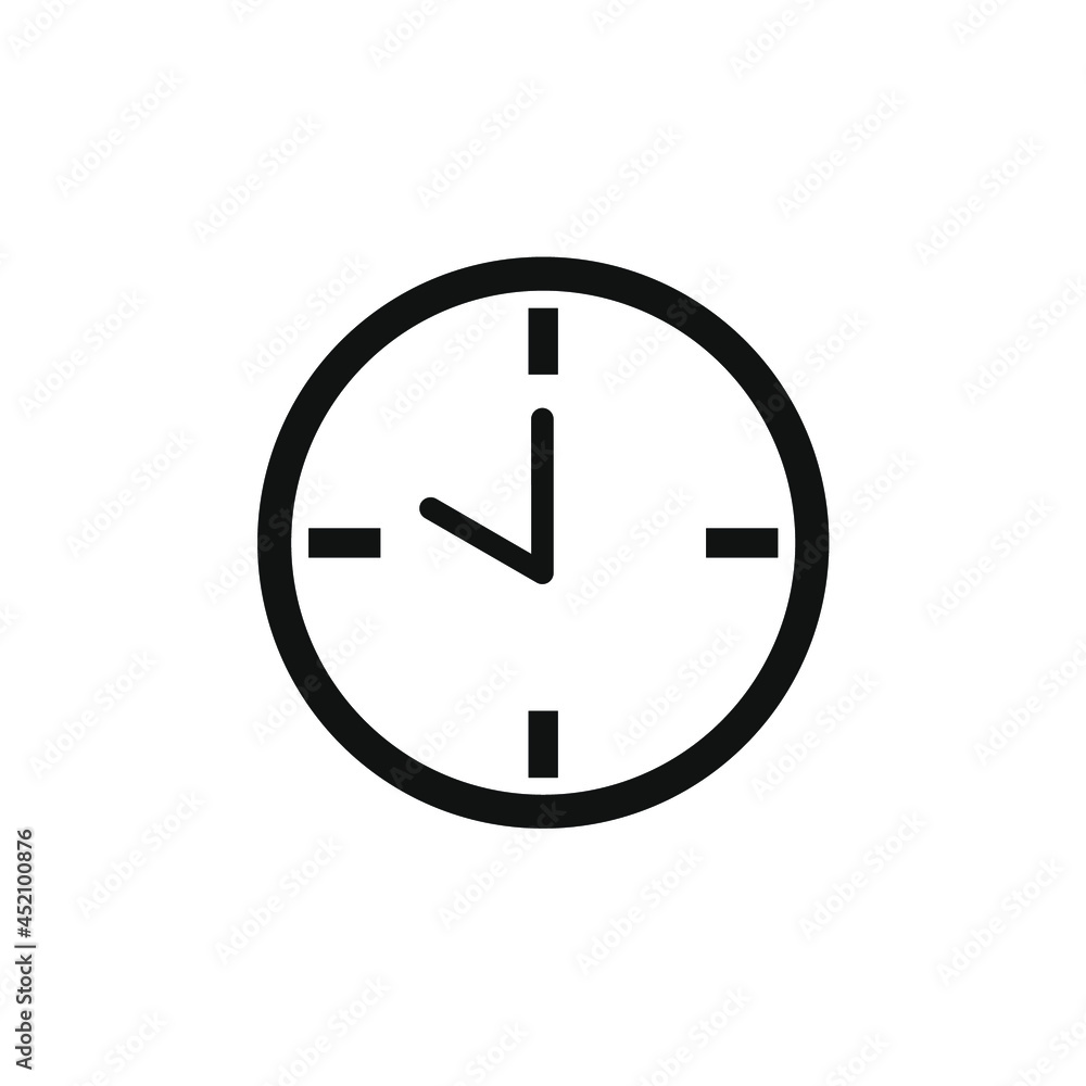 wall clock icon vector image wall clock icon vector image