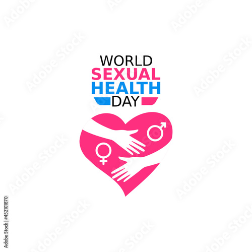 vector graphic of world sexual health day good for world sexual health day celebration. flat design. flyer design.flat illustration.	