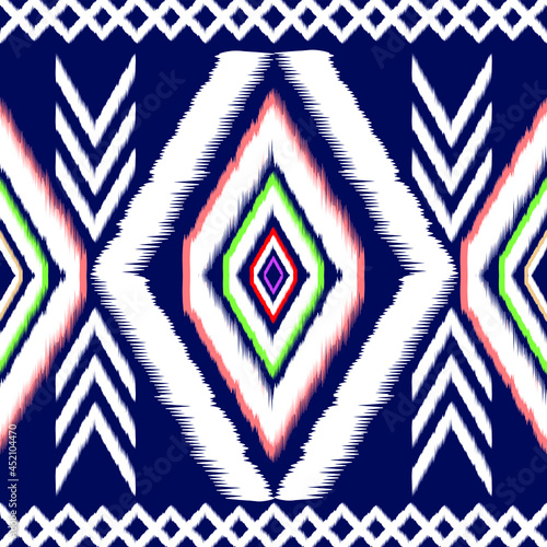 tribal ethnic vector pattern Fabric design and printing or book cover or background or wallpaper.