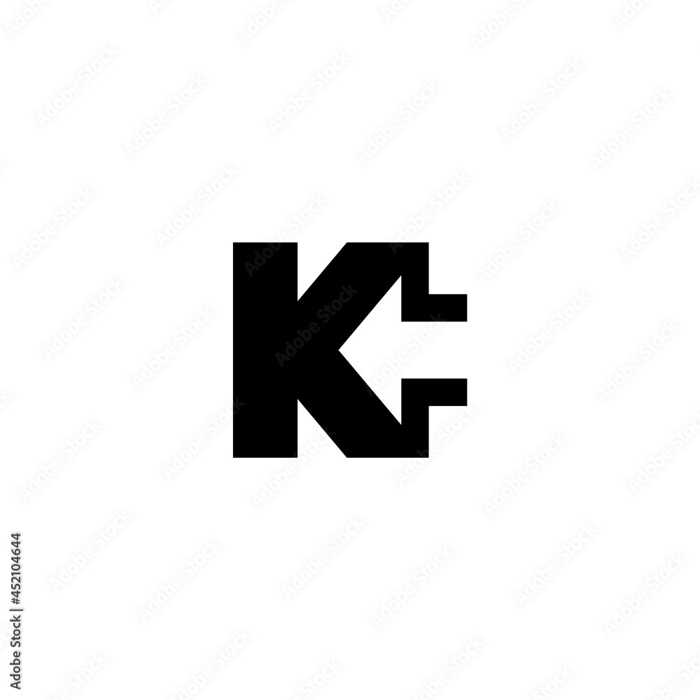 Letter K combination with an arrow. Company logo design. Letter K combination with an arrow. Company logo design.
