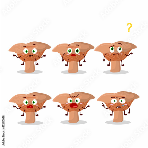 Cartoon character of niscalo with what expression