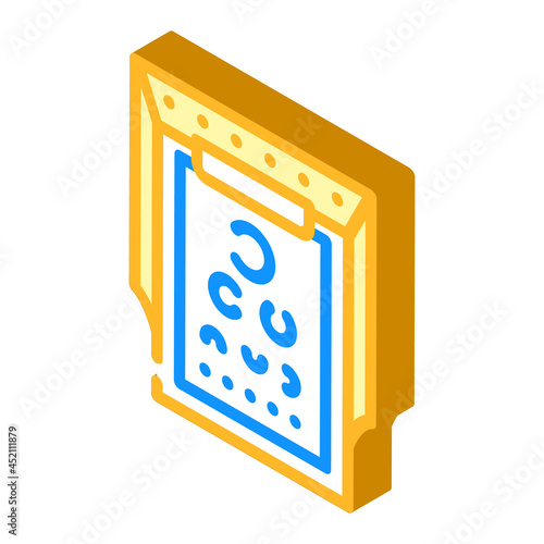 snellen table ophthalmology isometric icon vector. snellen table ophthalmology sign. isolated symbol illustration