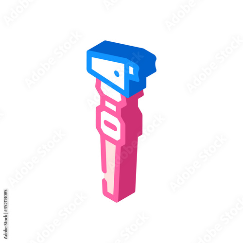 retinoscope ophthalmology isometric icon vector. retinoscope ophthalmology sign. isolated symbol illustration