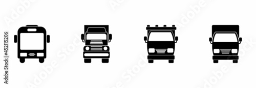 car icon set vector sign symbol
