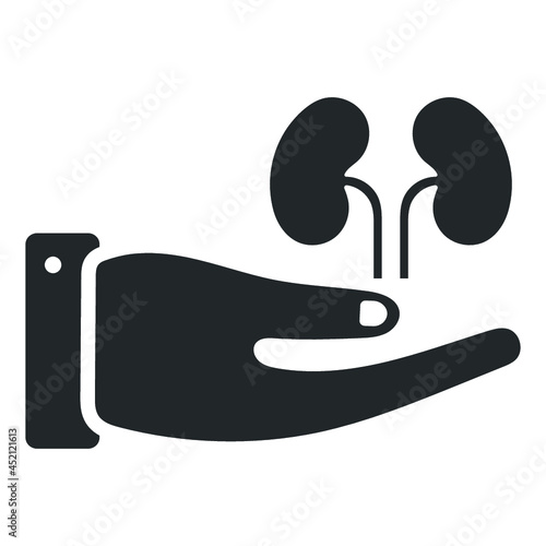 nephrology care icon design vector