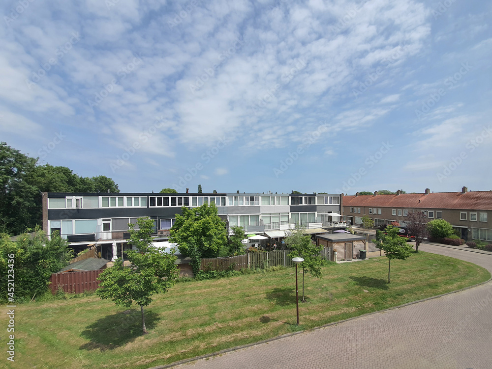 city view of Oudenbosch skyline residential area