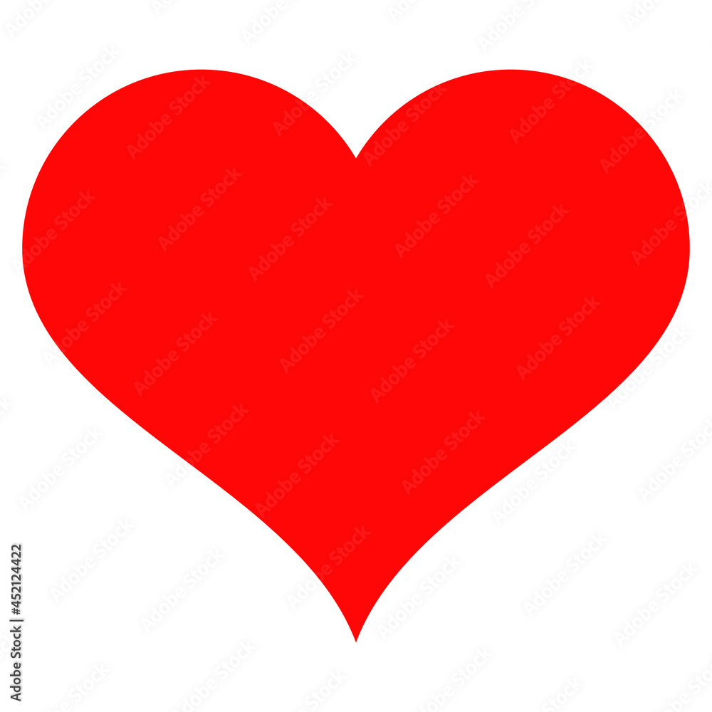 Love heart icon with flat style. Isolated vector love heart icon image on a white background. Love heart icon with flat style. Isolated vector love heart icon image on a white background.