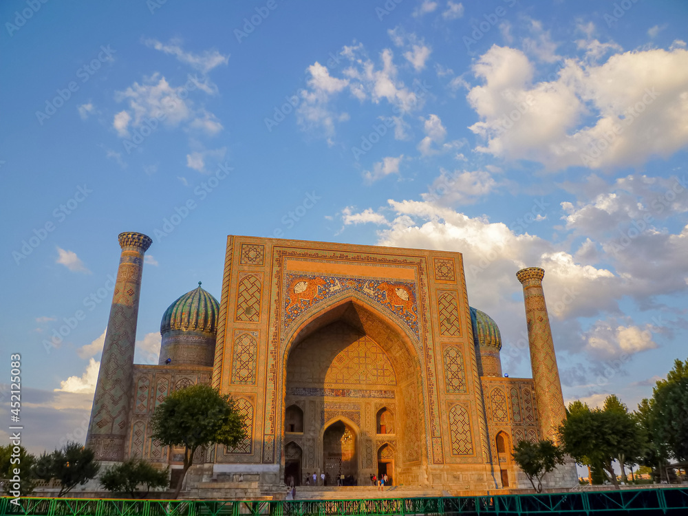 Sher-Dor Madrassah in Samarkand, Uzbekistan