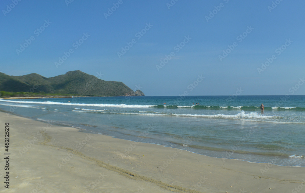 waves , beach , paradise , caribean sea , Venezuela waves , beach , paradise , caribean sea , Venezuela