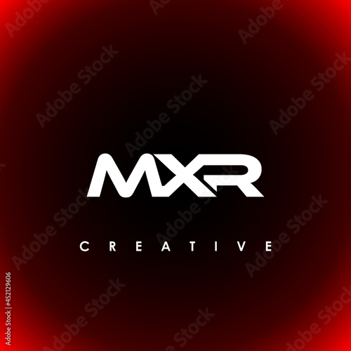 MXR Letter Initial Logo Design Template Vector Illustration