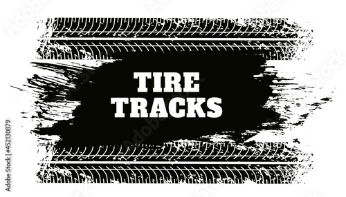 abstract tire track grunge texture background
