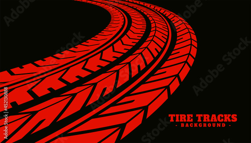 red tire print mark texture background