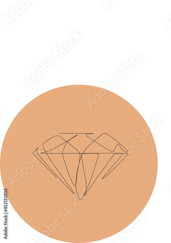 Jewelry items line art