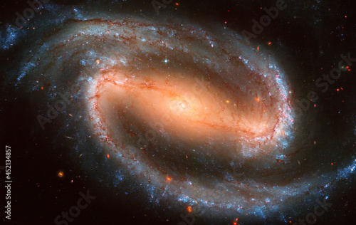Bright spiral galaxy taken by Large telescope.
