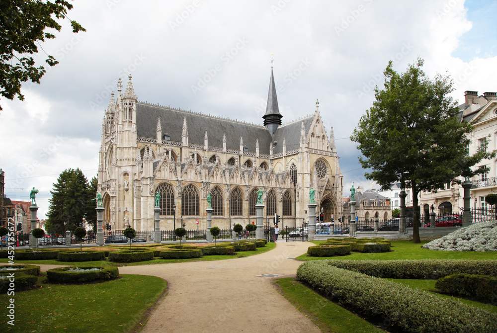 Brussels, Belgium. Church of Notre Dame du Sablon, XV century