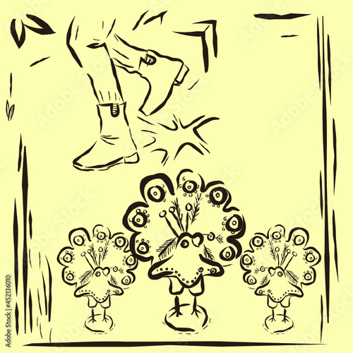 catira e figureiras folclore brasileiro cordel xilogravura