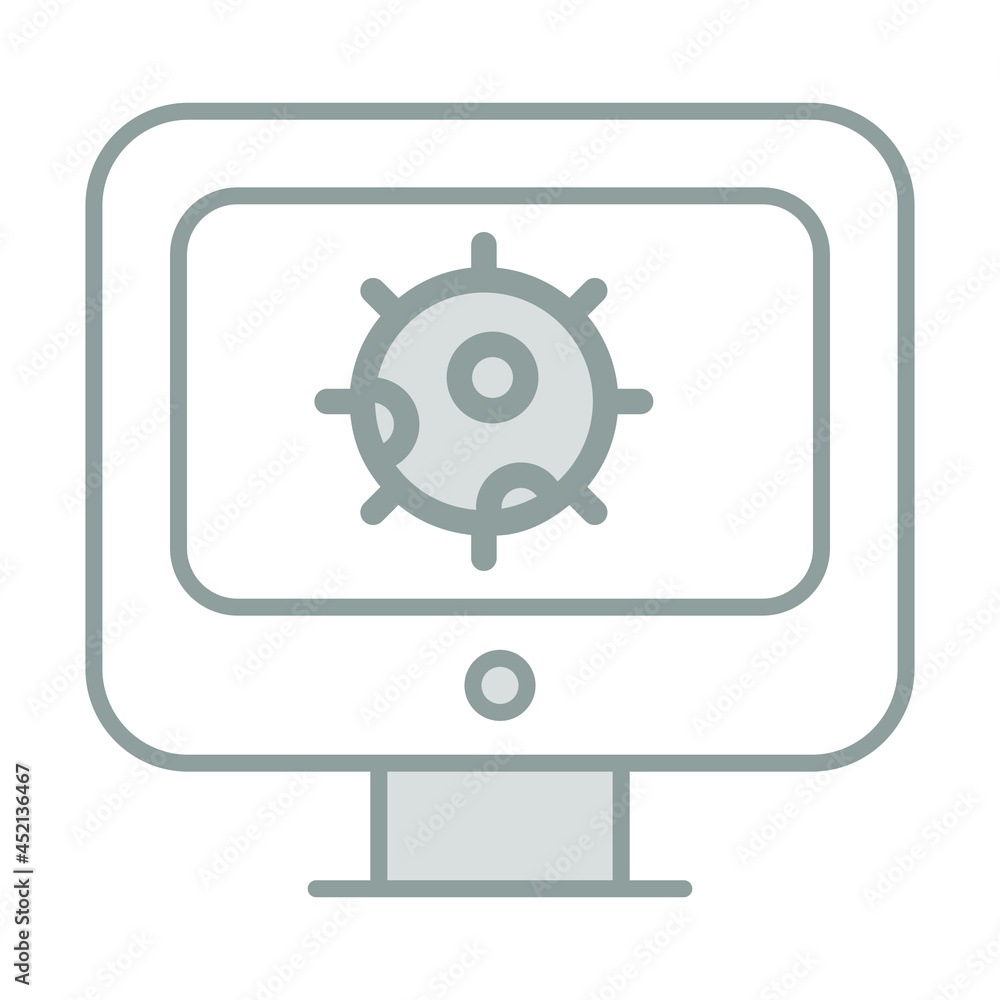 Online Coronavirus News Healthcare Medical, vector graphic Illustration Icon. Online Coronavirus News Healthcare Medical, vector graphic Illustration Icon.