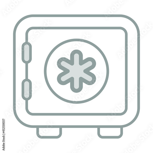 Safe Box Healthcare Medical, vector graphic Illustration Icon.