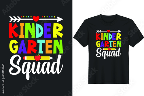 Kindergarten Squad Funny Back To School Teacher Design