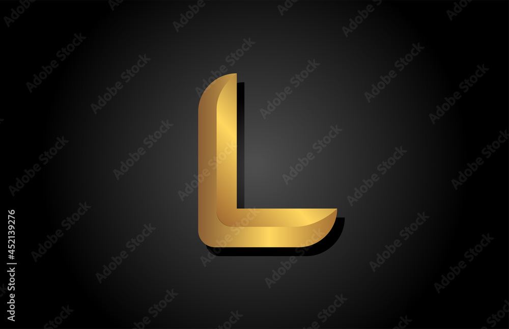 gold golden L alphabet letter logo icon design. Company template for luxury business gold golden L alphabet letter logo icon design. Company template for luxury business