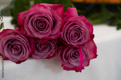 bouquet of pink roses