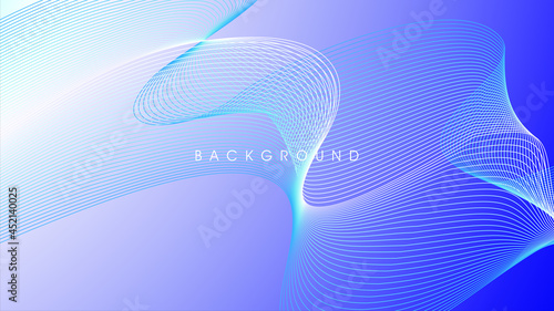 Nice soft gradient abstract background with smooth white shapes great for your awesome modern business presentation