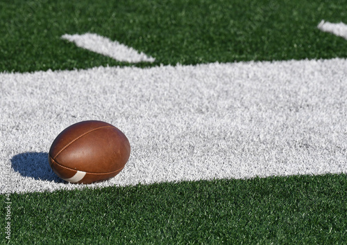 Vászonkép Football on Turf