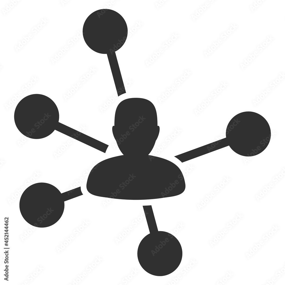 Social links icon with flat style. Isolated vector social links icon image on a white background. Social links icon with flat style. Isolated vector social links icon image on a white background.