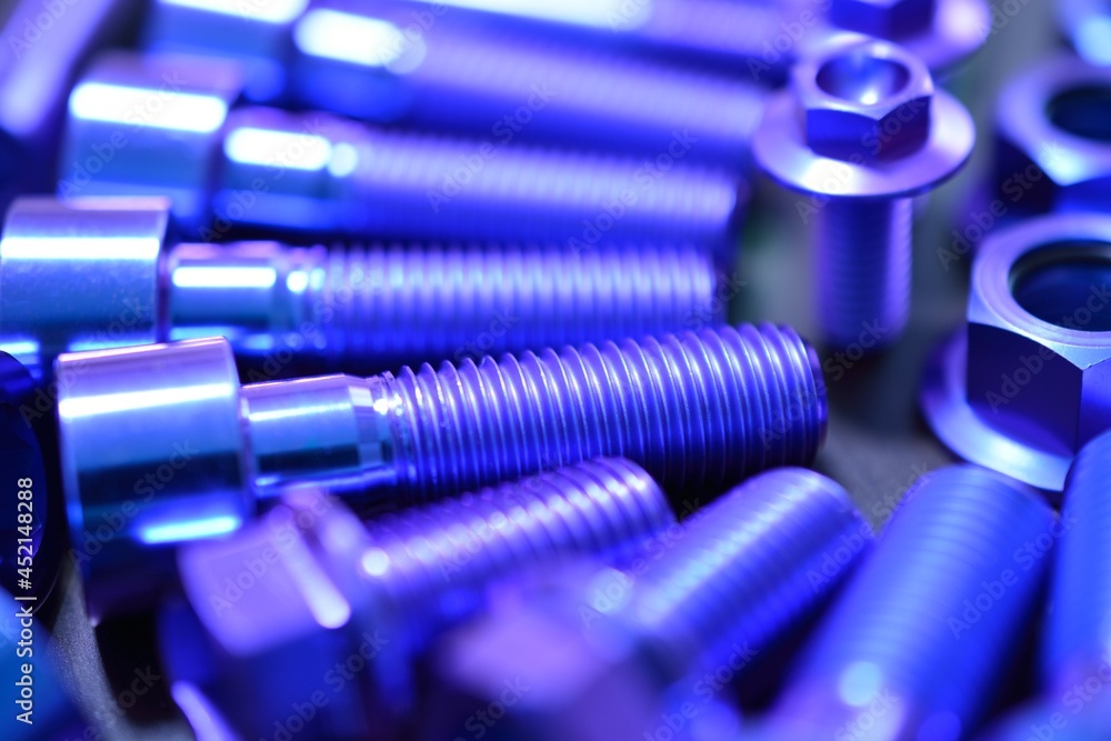 Ti-6Al-4V Titanium bolt anodic oxide coating Ti-6Al-4V Titanium bolt anodic oxide coating