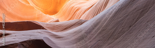 Canvas-taulu antelope canyon arizona - abstract background texture in sandstone