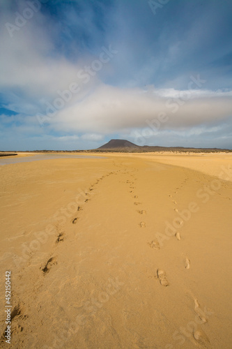 Footsteps to no where  Travel. La Graciosa Spain 