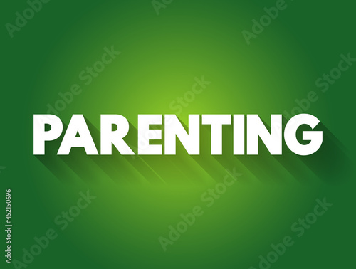 Parenting text quote, concept background