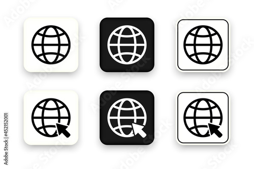 Go to website icon vector. Internet symbol. © Dee-sign