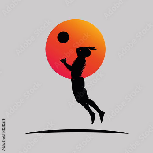Volleyball team logo
