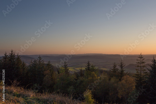 Mortimer Forest Sunset, Ludlow. Shropshire