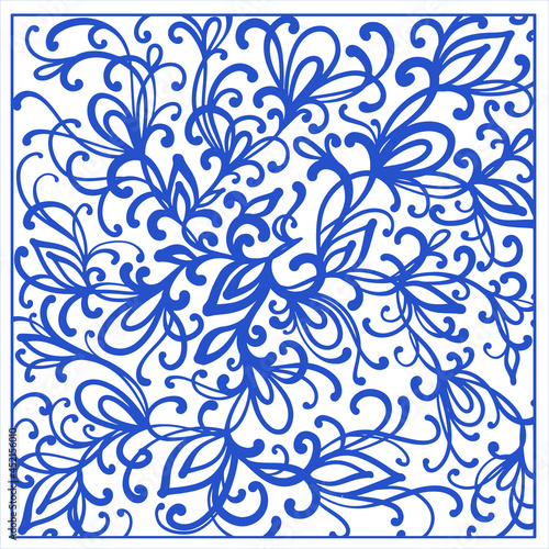 Winter pattern. Vector