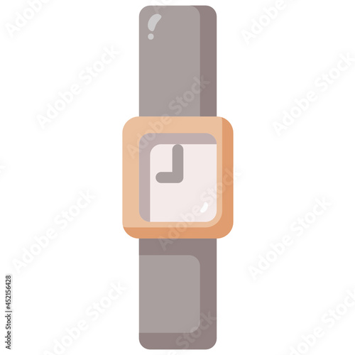 wristwatch flat icon