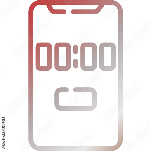 timer gradient icon